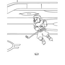 Hockey (Sports) coloring page #192379 to print and color
