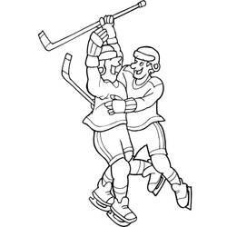 Hockey (Sports) coloring page #192380 to print and color