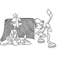 Hockey (Sports) coloring page #192382 to print and color
