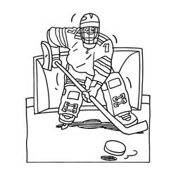 Hockey (Sports) coloring page #192388 to print and color