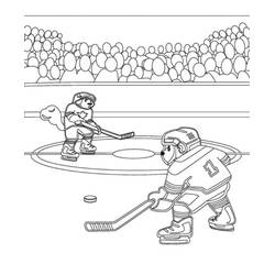 Hockey (Sports) coloring page #192391 to print and color