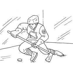 Hockey (Sports) coloring page #192401 to print and color