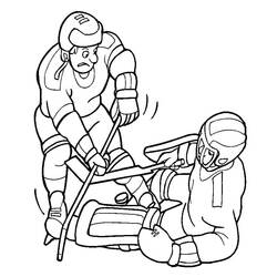 Hockey (Sports) coloring page #192424 to print and color