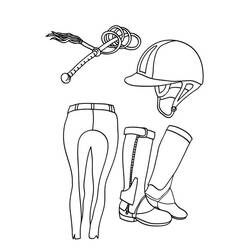 Coloring page: Horse Riding (Sports) #193432 - Free Printable Coloring Pages