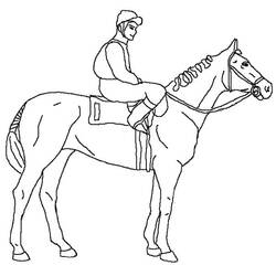 Coloring page: Horse Riding (Sports) #193439 - Free Printable Coloring Pages