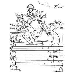 Coloring page: Horse Riding (Sports) #193451 - Free Printable Coloring Pages