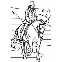 Coloring page: Horse Riding (Sports) #193454 - Free Printable Coloring Pages