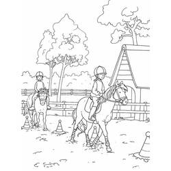 Coloring page: Horse Riding (Sports) #193460 - Free Printable Coloring Pages