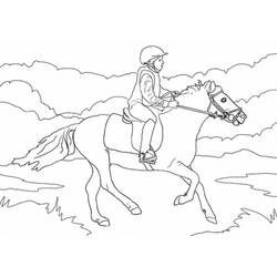 Coloring page: Horse Riding (Sports) #193461 - Free Printable Coloring Pages