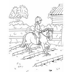 Coloring page: Horse Riding (Sports) #193462 - Free Printable Coloring Pages