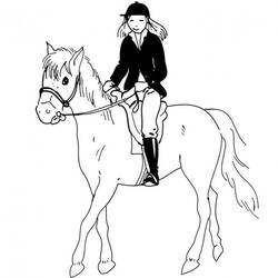 Coloring page: Horse Riding (Sports) #193463 - Free Printable Coloring Pages