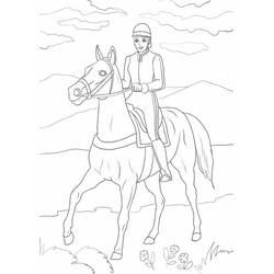Coloring page: Horse Riding (Sports) #193466 - Free Printable Coloring Pages