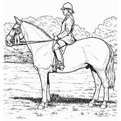 Coloring page: Horse Riding (Sports) #193469 - Free Printable Coloring Pages