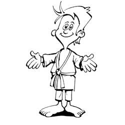Judo (Sports) coloring page #210684 to print and color