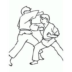 Karate (Sports) coloring page #205094 to print and color