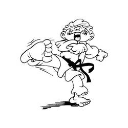Karate (Sports) coloring page #205095 to print and color
