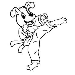 Kung Fu (Sports) coloring page #192432 to print and color