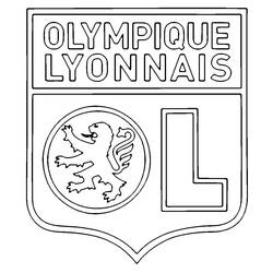 Coloring page: Lyon FC (Sports) #192986 - Free Printable Coloring Pages