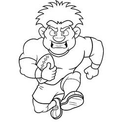 Coloring page: Rugby (Sports) #211288 - Free Printable Coloring Pages
