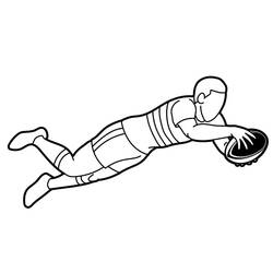 Coloring page: Rugby (Sports) #211306 - Free Printable Coloring Pages