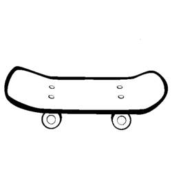 Skateboard (Sports) coloring page #139284 to print and color