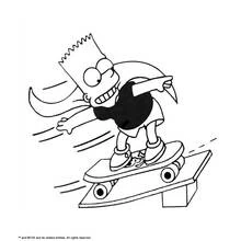 Skateboard (Sports) coloring page #139318 to print and color