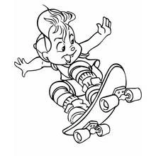 Skateboard (Sports) coloring page #139397 to print and color