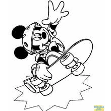 Skateboard (Sports) coloring page #139406 to print and color