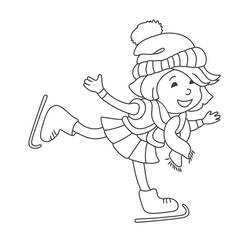 Skating (Sports) coloring page #207293 to print and color