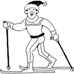 Ski (Sports) coloring page #198407 to print and color