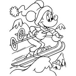 Ski (Sports) coloring page #198437 to print and color