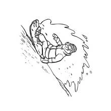 Snowboard (Sports) coloring page #143861 to print and color