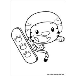Snowboard (Sports) coloring page #143886 to print and color