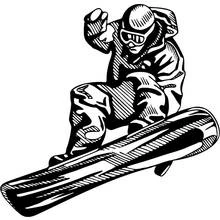Snowboard (Sports) coloring page #143934 to print and color