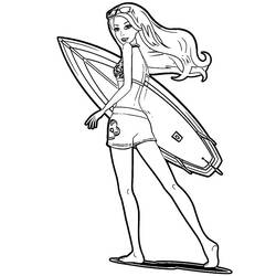 Coloring page: Surfing (Sports) #214182 - Free Printable Coloring Pages