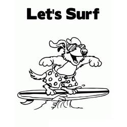 Coloring page: Surfing (Sports) #214187 - Free Printable Coloring Pages