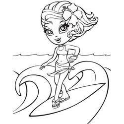 Coloring page: Surfing (Sports) #214200 - Free Printable Coloring Pages