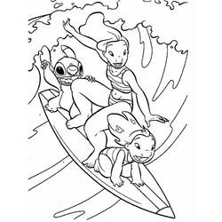 Coloring page: Surfing (Sports) #214207 - Free Printable Coloring Pages
