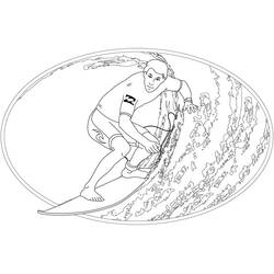 Coloring page: Surfing (Sports) #214215 - Free Printable Coloring Pages