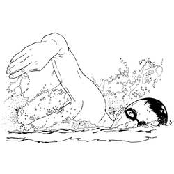 Coloring page: Swimming (Sports) #192682 - Free Printable Coloring Pages