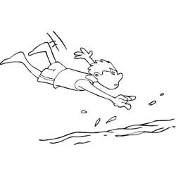 Coloring page: Swimming (Sports) #192683 - Free Printable Coloring Pages