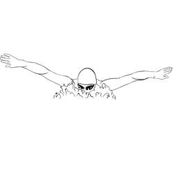 Coloring page: Swimming (Sports) #192699 - Free Printable Coloring Pages