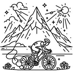 Coloring page: Tour de France (Sports) #221132 - Free Printable Coloring Pages