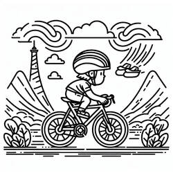 Coloring page: Tour de France (Sports) #221133 - Free Printable Coloring Pages