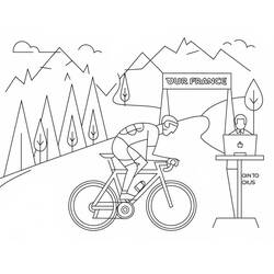 Coloring page: Tour de France (Sports) #221134 - Free Printable Coloring Pages