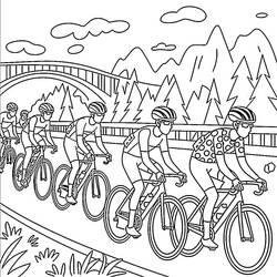 Coloring page: Tour de France (Sports) #221135 - Free Printable Coloring Pages