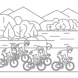 Coloring page: Tour de France (Sports) #221136 - Free Printable Coloring Pages