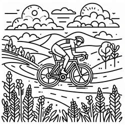 Coloring page: Tour de France (Sports) #221139 - Free Printable Coloring Pages