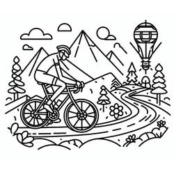 Coloring page: Tour de France (Sports) #221143 - Free Printable Coloring Pages