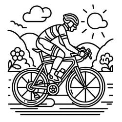 Coloring page: Tour de France (Sports) #221149 - Free Printable Coloring Pages